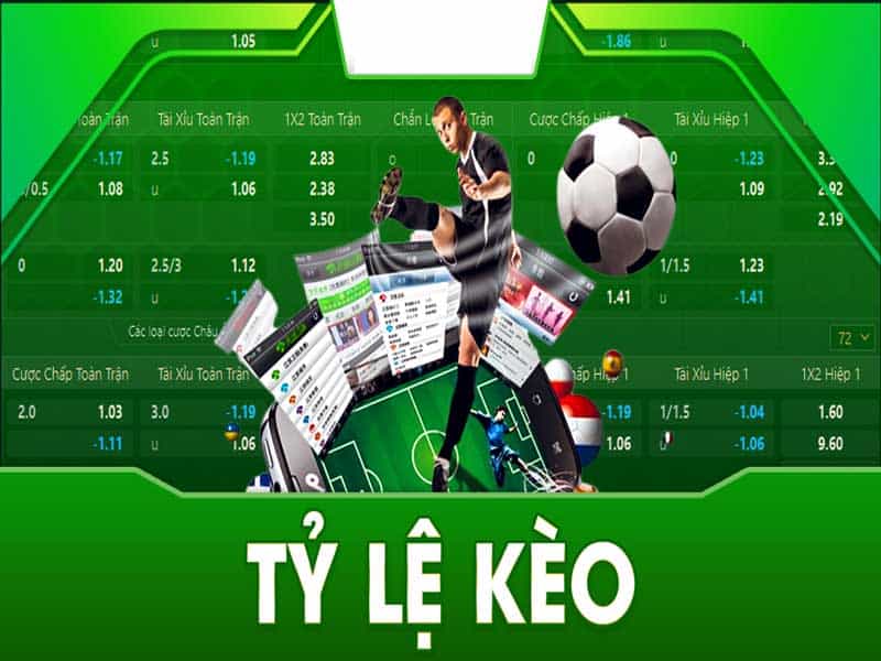 Tỷ lệ kèo trước trận đấu tại Thevangtv